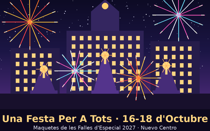 Una Festa Per A Tots arranca con las maquetas de Especial 2027 y la primera recepción a las Falleras Mayores