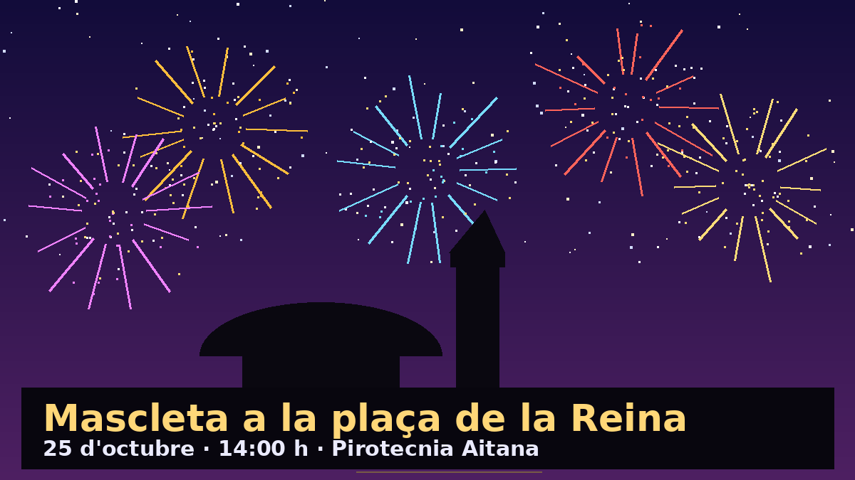 Fireworks return to Valencia's squares: a mascletà on Sunday at Plaza de la Reina